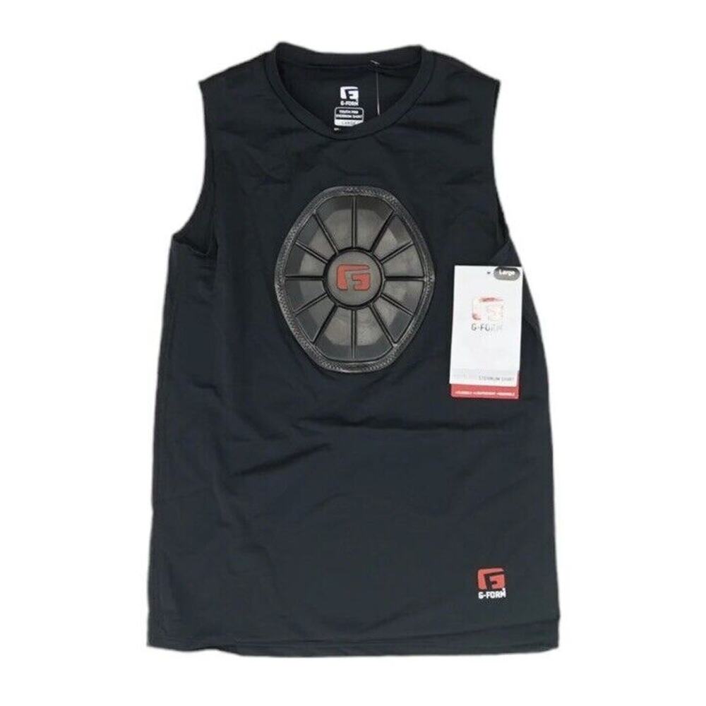 NWT G-Form Youth Pro Sternum Shirt, Large, Black